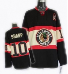 RBK Chicago Blackhawks New Third jersey #10 PATRICK SHARP black RBK Chicago Blackhawks New Third jersey #10 PATRICK SHARP black