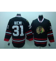 chicago blackhawks #31 antti niemi black jersey chicago blackhawks #31 antti niemi black jersey