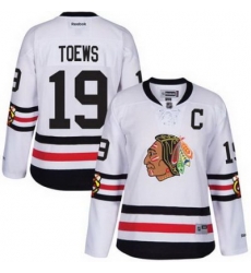 Blackhawks #19 Jonathan Toews White 2017 Winter Classic Womens Stitched NHL Jersey Blackhawks #19 Jonathan Toews White 2017 Winter Classic Womens Stitched NHL Jersey