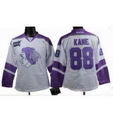 Women Chicago Blackhawks #88 Patrick Kane Fights Cancer white Jersey Women Chicago Blackhawks #88 Patrick Kane Fights Cancer white Jersey
