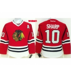 Women NHL Chicago Blackhawks 10 Patrick Sharp red Jersey Women NHL Chicago Blackhawks 10 Patrick Sharp red Jersey