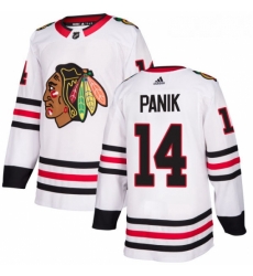 Womens Adidas Chicago Blackhawks 14 Richard Panik Authentic White Away NHL Jersey Womens Adidas Chicago Blackhawks 14 Richard Panik Authentic White Away NHL Jersey