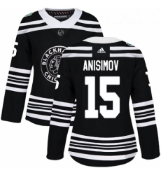 Womens Adidas Chicago Blackhawks 15 Artem Anisimov Authentic Black 2019 Winter Classic NHL Jersey Womens Adidas Chicago Blackhawks 15 Artem Anisimov Authentic Black 2019 Winter Classic NHL Jersey