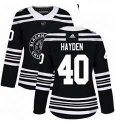 Womens Adidas Chicago Blackhawks 40 John Hayden Authentic Black 2019 Winter Classic NHL Jersey Womens Adidas Chicago Blackhawks 40 John Hayden Authentic Black 2019 Winter Classic NHL Jersey
