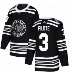 Youth Adidas Chicago Blackhawks 3 Pierre Pilote Authentic Black 2019 Winter Classic NHL Jersey Youth Adidas Chicago Blackhawks 3 Pierre Pilote Authentic Black 2019 Winter Classic NHL Jersey