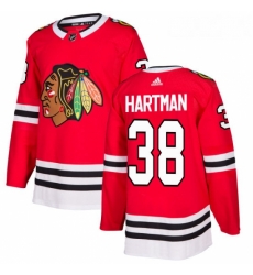 Youth Adidas Chicago Blackhawks 38 Ryan Hartman Authentic Red Home NHL Jersey Youth Adidas Chicago Blackhawks 38 Ryan Hartman Authentic Red Home NHL Jersey