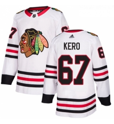 Youth Adidas Chicago Blackhawks 67 Tanner Kero Authentic White Away NHL Jersey Youth Adidas Chicago Blackhawks 67 Tanner Kero Authentic White Away NHL Jersey