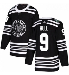 Youth Adidas Chicago Blackhawks 9 Bobby Hull Authentic Black 2019 Winter Classic NHL Jersey Youth Adidas Chicago Blackhawks 9 Bobby Hull Authentic Black 2019 Winter Classic NHL Jersey
