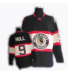 Youth RBK hockey jersey Chicago Blackhawks #9 HULL BLACK New Third Jersey Youth RBK hockey jersey Chicago Blackhawks #9 HULL BLACK New Third Jersey