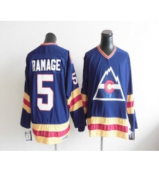 Avalanche CCM Throwback #5 Rob Ramage Blue Stitched NHL Jersey Avalanche CCM Throwback #5 Rob Ramage Blue Stitched NHL Jersey