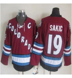 Colorado Avalanche #19 Joe Sakic Red CCM Throwback Stitched NHL Jersey Colorado Avalanche #19 Joe Sakic Red CCM Throwback Stitched NHL Jersey