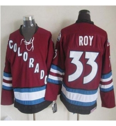 Colorado Avalanche #33 Patrick Roy Red CCM Throwback Stitched NHL Jersey Colorado Avalanche #33 Patrick Roy Red CCM Throwback Stitched NHL Jersey