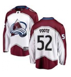 Men 52 Foote White Adidas Jersey Men 52 Foote White Adidas Jersey