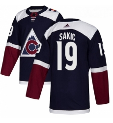 Men Adidas Colorado Avalanche 19 Joe Sakic Authentic Navy Blue Alternate NHL Jersey Men Adidas Colorado Avalanche 19 Joe Sakic Authentic Navy Blue Alternate NHL Jersey