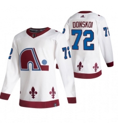 Men Colorado Avalanche 72 Joonas Donskoi White Adidas 2020 21 Reverse Retro Alternate NHL Jersey Men Colorado Avalanche 72 Joonas Donskoi White Adidas 2020 21 Reverse Retro Alternate NHL Jersey