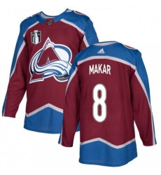 Men Colorado Avalanche 8 Cale Makar 2022 Burgundy Stanley Cup Final Patch Stitched Jersey Men Colorado Avalanche 8 Cale Makar 2022 Burgundy Stanley Cup Final Patch Stitched Jersey
