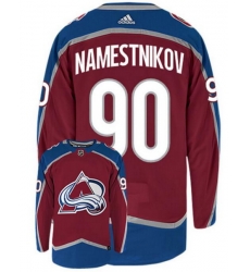 Men Colorado Avalanche 90 Vladislav Namestnikov Red Adidas Jersey Men Colorado Avalanche 90 Vladislav Namestnikov Red Adidas Jersey