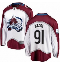 Men Colorado Avalanche 91 Nazem Kadri White Adidas Jersey Men Colorado Avalanche 91 Nazem Kadri White Adidas Jersey