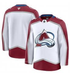 Men Colorado Avalanche Blank White 2024 25 Away Stitched Jersey Men Colorado Avalanche Blank White 2024 25 Away Stitched Jersey
