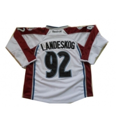 NHL Jerseys Colorado Avalanche #92 Landeskog White Jesreys NHL Jerseys Colorado Avalanche #92 Landeskog White Jesreys