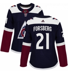 Womens Adidas Colorado Avalanche 21 Peter Forsberg Premier Navy Blue Alternate NHL Jersey Womens Adidas Colorado Avalanche 21 Peter Forsberg Premier Navy Blue Alternate NHL Jersey