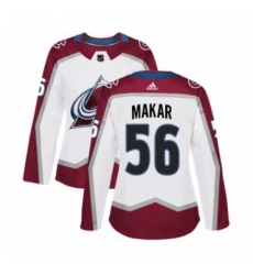 Womens Adidas Colorado Avalanche 56 Cale Makar Authentic White Away NHL Jersey Womens Adidas Colorado Avalanche 56 Cale Makar Authentic White Away NHL Jersey