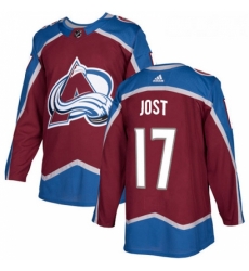 Youth Adidas Colorado Avalanche 17 Tyson Jost Authentic Burgundy Red Home NHL Jersey Youth Adidas Colorado Avalanche 17 Tyson Jost Authentic Burgundy Red Home NHL Jersey