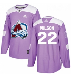 Youth Adidas Colorado Avalanche 22 Colin Wilson Authentic Purple Fights Cancer Practice NHL Jersey Youth Adidas Colorado Avalanche 22 Colin Wilson Authentic Purple Fights Cancer Practice NHL Jersey