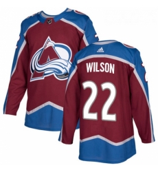 Youth Adidas Colorado Avalanche 22 Colin Wilson Premier Burgundy Red Home NHL Jersey Youth Adidas Colorado Avalanche 22 Colin Wilson Premier Burgundy Red Home NHL Jersey