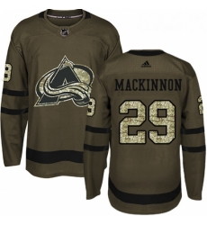 Youth Adidas Colorado Avalanche 29 Nathan MacKinnon Premier Green Salute to Service NHL Jersey Youth Adidas Colorado Avalanche 29 Nathan MacKinnon Premier Green Salute to Service NHL Jersey