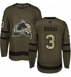 Youth Adidas Colorado Avalanche 3 Chris Bigras Premier Green Salute to Service NHL Jersey Youth Adidas Colorado Avalanche 3 Chris Bigras Premier Green Salute to Service NHL Jersey