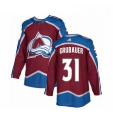 Youth Adidas Colorado Avalanche 31 Philipp Grubauer Premier Burgundy Red Home NHL Jersey Youth Adidas Colorado Avalanche 31 Philipp Grubauer Premier Burgundy Red Home NHL Jersey