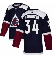 Youth Adidas Colorado Avalanche 34 Carl Soderberg Authentic Navy Blue Alternate NHL Jersey Youth Adidas Colorado Avalanche 34 Carl Soderberg Authentic Navy Blue Alternate NHL Jersey