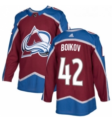 Youth Adidas Colorado Avalanche 42 Sergei Boikov Authentic Burgundy Red Home NHL Jersey Youth Adidas Colorado Avalanche 42 Sergei Boikov Authentic Burgundy Red Home NHL Jersey