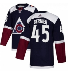 Youth Adidas Colorado Avalanche 45 Jonathan Bernier Authentic Navy Blue Alternate NHL Jersey Youth Adidas Colorado Avalanche 45 Jonathan Bernier Authentic Navy Blue Alternate NHL Jersey
