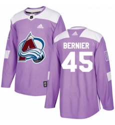 Youth Adidas Colorado Avalanche 45 Jonathan Bernier Authentic Purple Fights Cancer Practice NHL Jersey Youth Adidas Colorado Avalanche 45 Jonathan Bernier Authentic Purple Fights Cancer Practice NHL Jersey