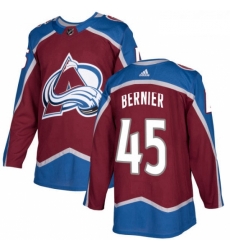 Youth Adidas Colorado Avalanche 45 Jonathan Bernier Premier Burgundy Red Home NHL Jersey Youth Adidas Colorado Avalanche 45 Jonathan Bernier Premier Burgundy Red Home NHL Jersey