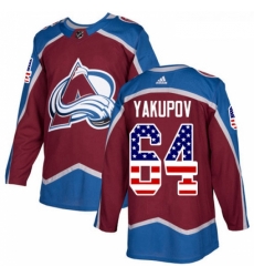 Youth Adidas Colorado Avalanche 64 Nail Yakupov Authentic Burgundy Red USA Flag Fashion NHL Jersey Youth Adidas Colorado Avalanche 64 Nail Yakupov Authentic Burgundy Red USA Flag Fashion NHL Jersey