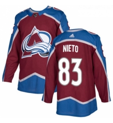 Youth Adidas Colorado Avalanche 83 Matt Nieto Authentic Burgundy Red Home NHL Jersey Youth Adidas Colorado Avalanche 83 Matt Nieto Authentic Burgundy Red Home NHL Jersey