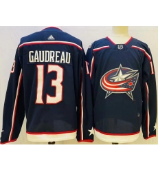 Men Adidas Columbus Blue Jackets 13 Johnny Gaudreau Premier Navy Blue NHL Jersey Men Adidas Columbus Blue Jackets 13 Johnny Gaudreau Premier Navy Blue NHL Jersey