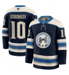 Men Columbus Blue Jackets 10 Dmitri Voronkov Navy 2024 25 Alternate Stitched Hockey Jersey Men Columbus Blue Jackets 10 Dmitri Voronkov Navy 2024 25 Alternate Stitched Hockey Jersey