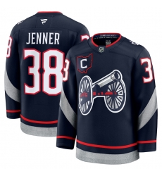 Men Columbus Blue Jackets 38 Boone Jenner Navy 2024 25 With C Patch Stitched Hockey Jersey Men Columbus Blue Jackets 38 Boone Jenner Navy 2024 25 With C Patch Stitched Hockey Jersey