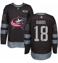 Mens Adidas Columbus Blue Jackets 18 Pierre Luc Dubois Authentic Black 1917 2017 100th Anniversary NHL Jersey Mens Adidas Columbus Blue Jackets 18 Pierre Luc Dubois Authentic Black 1917 2017 100th Anniversary NHL Jersey