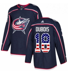 Mens Adidas Columbus Blue Jackets 18 Pierre Luc Dubois Authentic Navy Blue USA Flag Fashion NHL Jersey Mens Adidas Columbus Blue Jackets 18 Pierre Luc Dubois Authentic Navy Blue USA Flag Fashion NHL Jersey