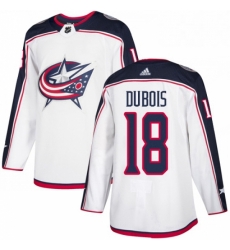 Mens Adidas Columbus Blue Jackets 18 Pierre Luc Dubois White Road Authentic Stitched NHL Jersey Mens Adidas Columbus Blue Jackets 18 Pierre Luc Dubois White Road Authentic Stitched NHL Jersey