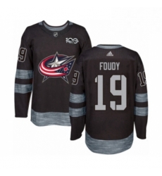 Mens Adidas Columbus Blue Jackets 19 Liam Foudy Authentic Black 1917 2017 100th Anniversary NHL Jersey Mens Adidas Columbus Blue Jackets 19 Liam Foudy Authentic Black 1917 2017 100th Anniversary NHL Jersey
