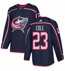 Mens Adidas Columbus Blue Jackets 23 Ian Cole Authentic Navy Blue Home NHL Jersey Mens Adidas Columbus Blue Jackets 23 Ian Cole Authentic Navy Blue Home NHL Jersey