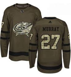 Mens Adidas Columbus Blue Jackets 27 Ryan Murray Premier Green Salute to Service NHL Jersey Mens Adidas Columbus Blue Jackets 27 Ryan Murray Premier Green Salute to Service NHL Jersey