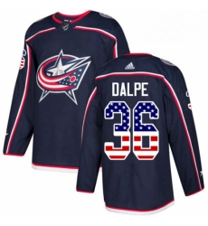 Mens Adidas Columbus Blue Jackets 36 Zac Dalpe Authentic Navy Blue USA Flag Fashion NHL Jersey Mens Adidas Columbus Blue Jackets 36 Zac Dalpe Authentic Navy Blue USA Flag Fashion NHL Jersey