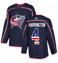 Mens Adidas Columbus Blue Jackets 4 Scott Harrington Authentic Navy Blue USA Flag Fashion NHL Jersey Mens Adidas Columbus Blue Jackets 4 Scott Harrington Authentic Navy Blue USA Flag Fashion NHL Jersey